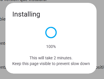 Instalación completada